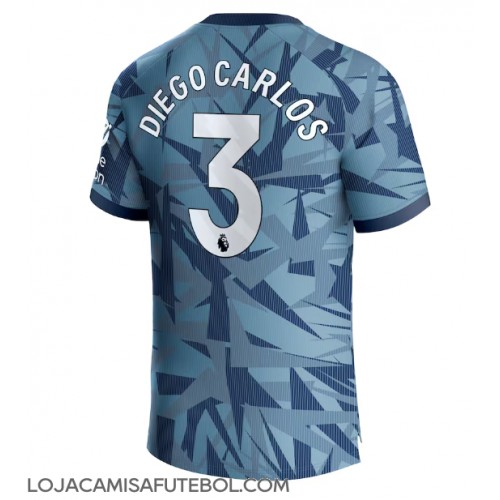 Camisa de Futebol Aston Villa Diego Carlos #3 Equipamento Alternativo 2023-24 Manga Curta